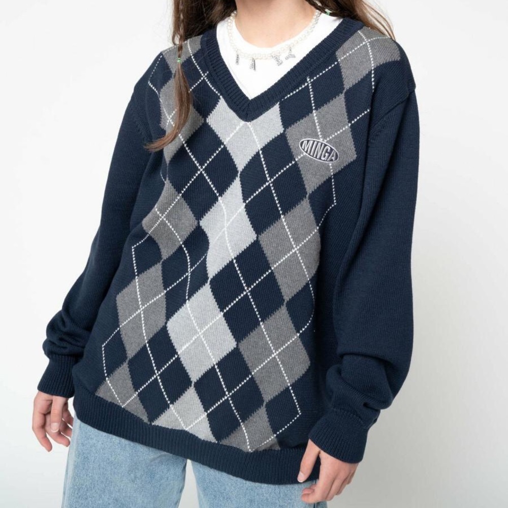 Minga London Argyle Jumper